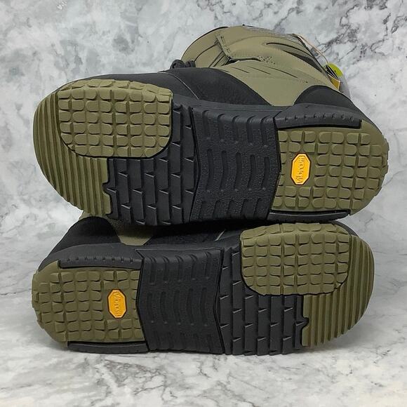 DC Men's Size 7.5 Dark Olive Judge 2024 Double Boa Ski Snowboard Boots L13-1 - Picture 6 of 10